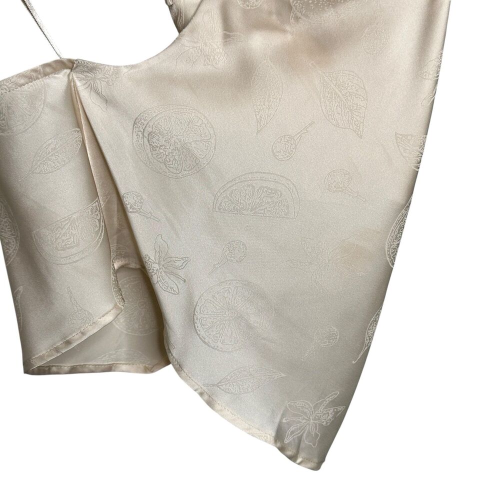 Le Lis Collection Satin Cowl Neck Camisole Top - Beige - Size M - Picture 6 of 10